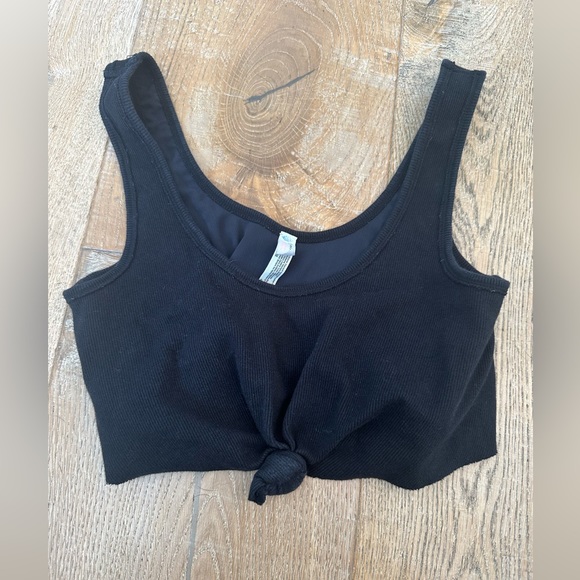 Free People Other - Free People Black sports bra with tie